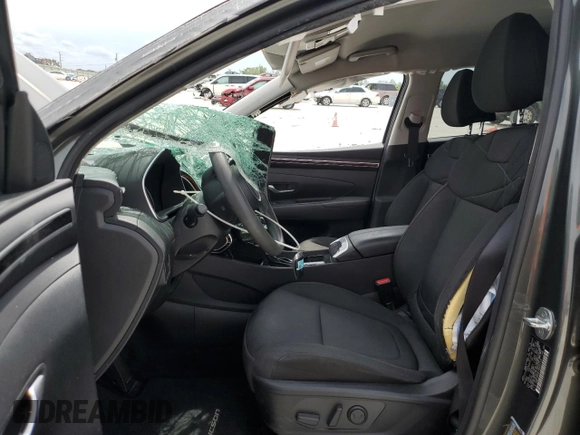 2022 Hyundai Tucson SEL with VIN KM8JB3AE1NU021123, listed as a Copart auction lot 50325495 with 49,371 mi miles and Non Repairable. Bid and sale history available at carsss.com. Image 7.