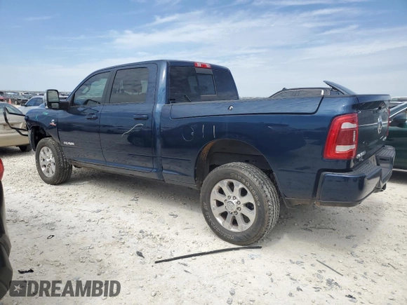 2023 Ram 2500 Laramie with VIN 3C6UR5FL6PG517239, listed as a Copart auction lot 48039645 with 18,761 mi miles and Salvage Title. Bid and sale history available at carsss.com. Image 2.