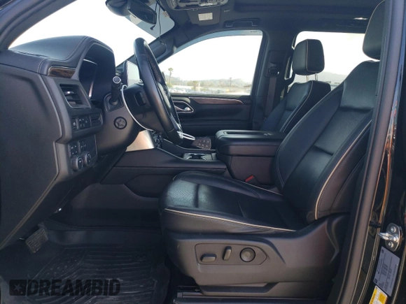 2023 Chevrolet Suburban Premier with VIN 1GNSKFKD8PR205665, listed as a Copart auction lot 51694655 with 27,882 mi miles and Salvage title. Bid and sale history available at DreamBid. Image 7.