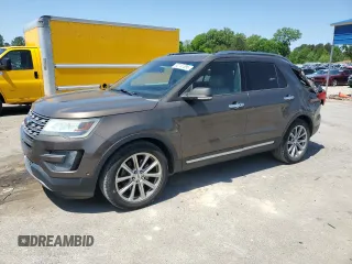 2016 Ford Explorer Limited with VIN 1FM5K7F88GGB15657, listed as a Copart auction lot 52747395 with 164,096 mi miles and Salvage Title. Bid and sale history available at DreamBid. Image 1.