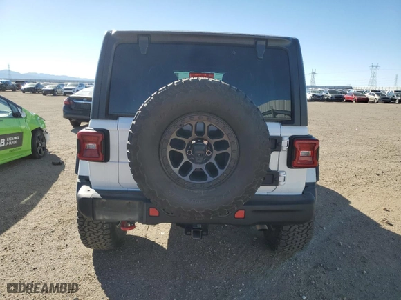 2023 Jeep Wrangler Rubicon with VIN 1C4JJXFG8PW518377, listed as a Copart auction lot 46309175 with 29,033 mi miles and Salvage Title. Bid and sale history available at carsss.com. Image 6.
