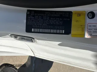 2009 BMW 6 Series 650i with VIN WBAEB53599C224302, listed as a Copart auction lot 55150865 with 123,706 mi miles and Salvage Title. Bid and sale history available at carsss.com. Image 10.