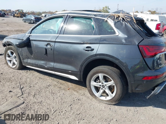 2021 Audi Q5 Premium with VIN WA1AAAFY0M2012819, listed as a IAAI auction lot 40718190 with Not provided miles and . Bid and sale history available at DreamBid. Image 3.