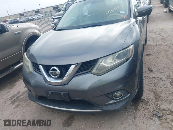 2015 Nissan Rogue SV with VIN 5N1AT2MV7FC758546, listed as a IAAI auction lot 41917021 with 155,696 mi miles. Bid and sale history available at carsss.com. Image 12.