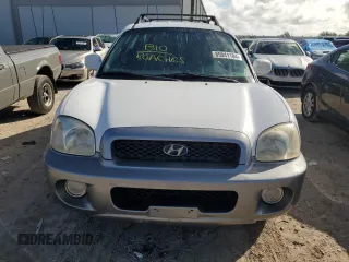2001 Hyundai Santa Fe GLS with VIN KM8SC83D91U048535, listed as a Copart auction lot 85041184 with 218,621 mi miles and Salvage Title. Bid and sale history available at carsss.com. Image 5.