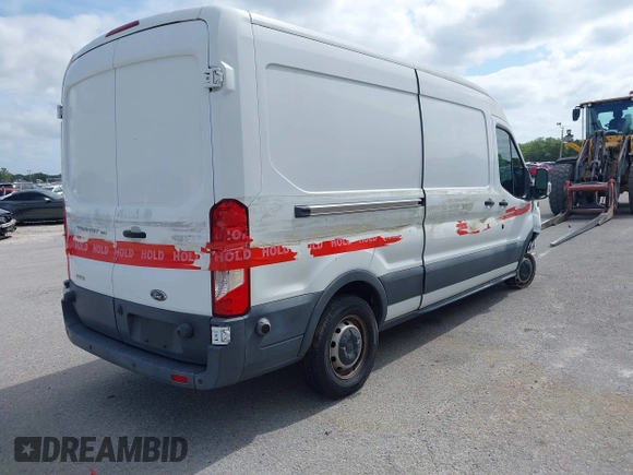 2017 Ford Transit z VIN 1FTYE2CG6HKB46718, wystawiony jako IAAI lot #37349829 z przebiegiem 94 836 mil mil oraz . Historia ofert i sprzedaży dostępna na DreamBid. Obrazek 4.