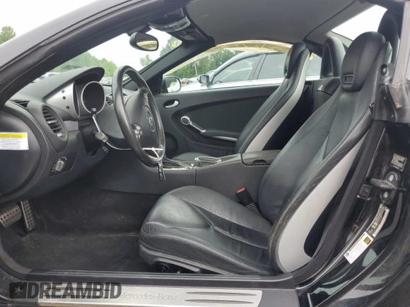 2008 Mercedes-Benz SLK 280 with VIN WDBWK54F88F176639, listed as a Copart auction lot 63064995 with 77,190 mi miles and Salvage title. Bid and sale history available at DreamBid. Image 7.