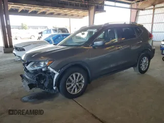 2018 Nissan Rogue SV with VIN 5N1AT2MV1JC817874, listed as a Copart auction lot 45360585 with 62,597 mi miles and Salvage Title. Bid and sale history available at carsss.com. Image 1.