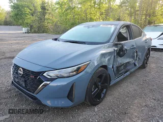 2024 Nissan Sentra SR with VIN 3N1AB8DVXRY257787, listed as a Copart auction lot 55493115 with 23,507 mi miles and Salvage title. Bid and sale history available at DreamBid. Image 1.