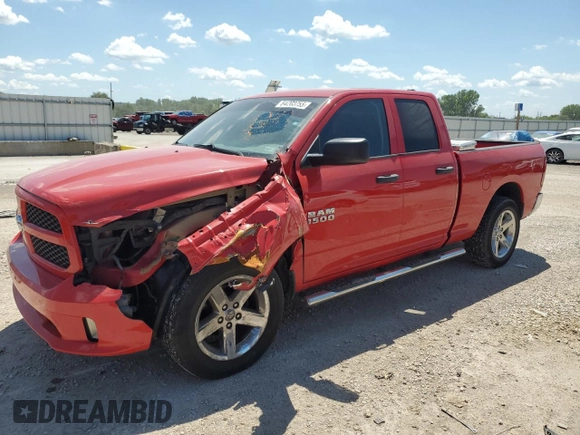2014 Ram 1500 Express with VIN 1C6RR6FT2ES413400, listed as a Copart auction lot 64203755 with 173,602 mi miles and Salvage title. Bid and sale history available at DreamBid. Image 1.