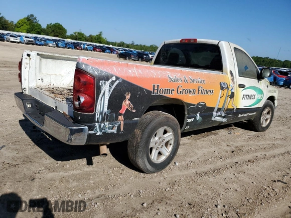 2007 Dodge 1500 SLT with VIN 1D7HA16P97J579980, listed as a Copart auction lot 51543835 with Not Provided miles and Clean Title. Bid and sale history available at DreamBid. Image 3.
