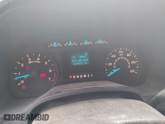 2017 Ford F-150 XL with VIN 1FTNF1CF4HKE26025, listed as a IAAI auction lot 42777640 with 127,641 mi miles and . Bid and sale history available at DreamBid. Image 8.