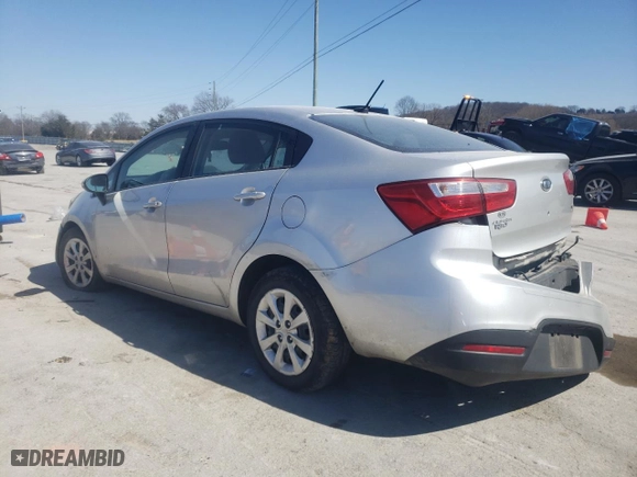 2013 Kia Rio LX with VIN KNADM4A39D6128579, listed as a Copart auction lot 48293275 with 208,035 mi miles and Salvage Title. Bid and sale history available at carsss.com. Image 2.