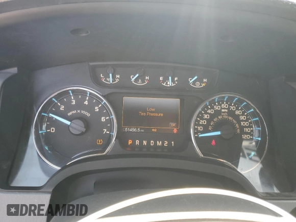 2011 Ford F-150 XL with VIN 1FTFW1EF1BFC68678, listed as a Copart auction lot 62378315 with 51,456 mi miles and Clean title. Bid and sale history available at DreamBid. Image 9.