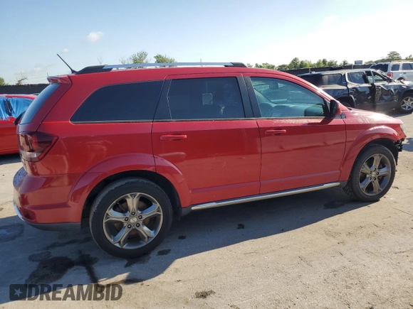 2017 Dodge Journey Crossroad Plus z VIN 3C4PDCGG6HT571997, wystawiony jako Copart lot #56372045 z przebiegiem 128 415 mil mil oraz Szkoda całkowita • Salvage title. Historia ofert i sprzedaży dostępna na DreamBid. Obrazek 3.