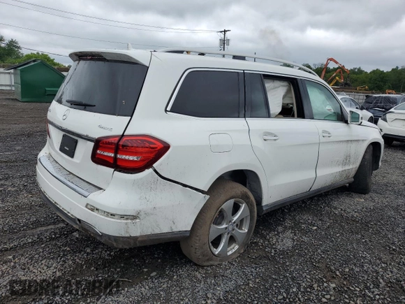 2017 Mercedes-Benz GLS 450 with VIN 4JGDF6EE1HA888427, listed as a Copart auction lot 58156635 with Not provided miles and Salvage title. Bid and sale history available at DreamBid. Image 3.