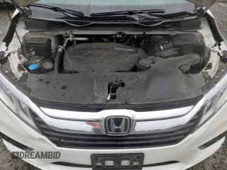 2018 Honda Odyssey EX-L with VIN 5FNRL6H75JB112153, listed as a Copart auction lot 51984465 with 156,082 mi miles and Salvage Title. Bid and sale history available at carsss.com. Image 12.