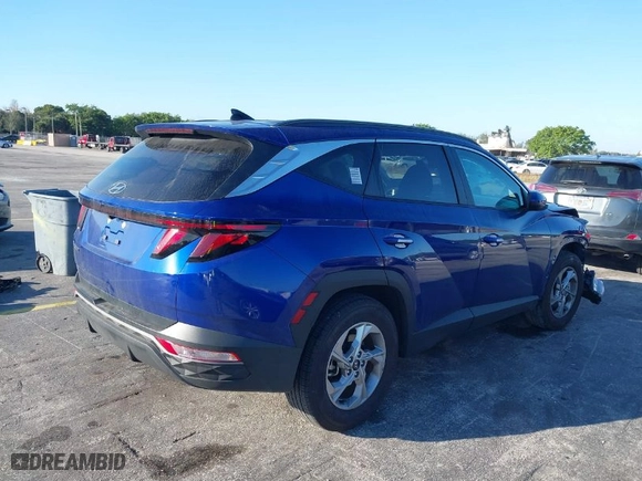 2024 Hyundai Tucson SEL with VIN 5NMJB3DE7RH302534, listed as a IAAI auction lot 41543439 with 15,471 mi miles. Bid and sale history available at carsss.com. Image 4.