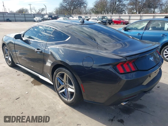 2024 Ford Mustang EcoBoost with VIN 1FA6P8TH0R5118562, listed as a IAAI auction lot 41340897 with 3,155 mi miles. Bid and sale history available at carsss.com. Image 3.