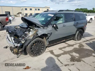2025 Hyundai Santa Fe Calligraphy with VIN 5NMP5DGL5SH101884, listed as a Copart auction lot 56197895 with 4,795 mi miles and Salvage title. Bid and sale history available at DreamBid. Image 1.