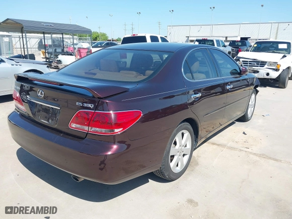 2006 Lexus ES 330 with VIN JTHBA30G065175122, listed as a IAAI auction lot 41962544 with 146,063 mi miles. Bid and sale history available at carsss.com. Image 4.