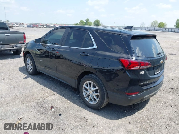 2022 Chevrolet Equinox LT z VIN 3GNAXKEV3NL281177, wystawiony jako IAAI lot #42020213 z przebiegiem 80 033 mil mil oraz . Historia ofert i sprzedaży dostępna na DreamBid. Obrazek 3.