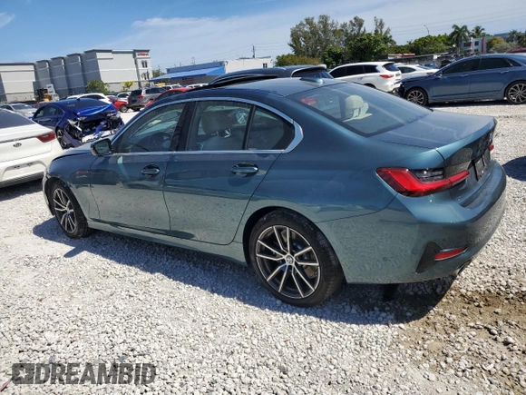 2020 BMW 3 Series 330i with VIN WBA5R1C08LFJ74460, listed as a Copart auction lot 47892805 with 28,447 mi miles and Salvage title. Bid and sale history available at DreamBid. Image 2.
