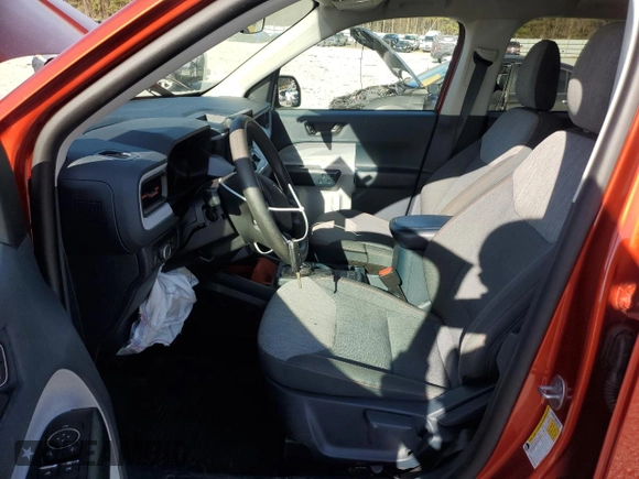 2023 Ford Maverick XL with VIN 3FTTW8E90PRA37805, listed as a Copart auction lot 49295315 with 19,388 mi miles and Salvage Title. Bid and sale history available at DreamBid. Image 7.