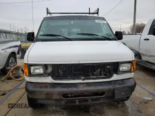 2005 Ford Econoline Cargo with VIN 1FTNE24W25HB03401, listed as a Copart auction lot 85960554 with 218,642 mi miles and Salvage Title. Bid and sale history available at carsss.com. Image 5.