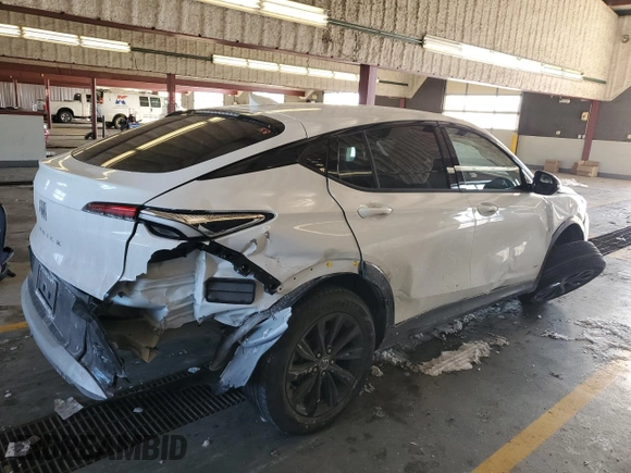 2025 Buick Envista Sport Touring with VIN KL47LBEPXSB081243, listed as a Copart auction lot 46320075 with 4,037 mi miles and Salvage Title. Bid and sale history available at DreamBid. Image 3.
