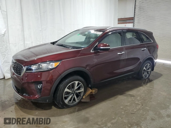 2019 Kia Sorento EX with VIN 5XYPH4A54KG464334, listed as a Copart auction lot 70758104 with 63,938 mi miles and Salvage Title. Bid and sale history available at DreamBid. Image 1.