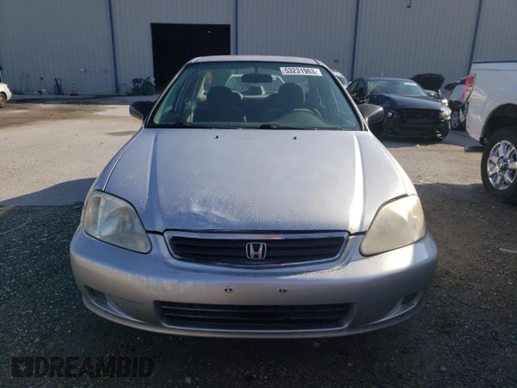 1999 Honda Civic LX with VIN 2HGEJ6678XH560446, listed as a Copart auction lot 56669794 with 197,100 mi miles and Non Repairable. Bid and sale history available at carsss.com. Image 5.