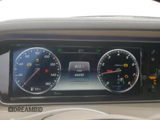 2017 Mercedes-Benz S 550 with VIN WDDUG8CB2HA318206, listed as a Copart auction lot 43399165 with 64,650 mi miles and Salvage Title. Bid and sale history available at carsss.com. Image 9.