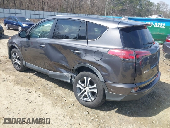 2017 Toyota RAV4 LE with VIN 2T3ZFREV9HW390859, listed as a IAAI auction lot 41802727 with 167,085 mi miles and . Bid and sale history available at carsss.com. Image 6.
