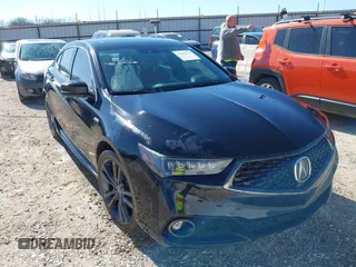 2018 Acura TLX w/A-SPEC Pkg z VIN 19UUB2F69JA011403, wystawiony jako IAAI lot #41839614 z przebiegiem 112 160 mil mil oraz . Historia ofert i sprzedaży dostępna na DreamBid. Obrazek 1.
