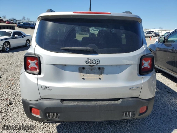 2017 Jeep Renegade Latitude with VIN ZACCJABB2HPE81955, listed as a Copart auction lot 47276455 with 98,582 mi miles and Salvage Title. Bid and sale history available at carsss.com. Image 6.