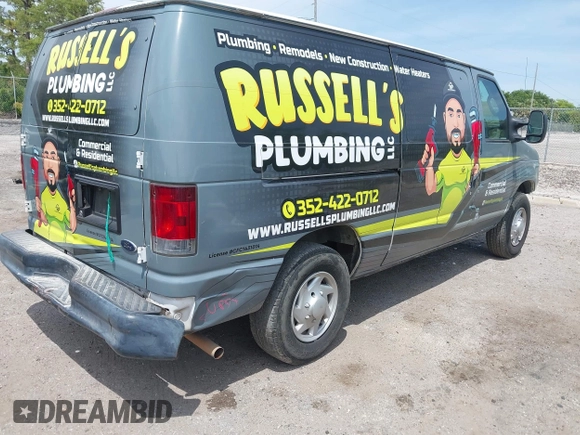 2011 Ford Econoline Cargo Commercial with VIN 1FTNE1EW7BDA30778, listed as a IAAI auction lot 42075336 with 158,069 mi miles and . Bid and sale history available at DreamBid. Image 4.