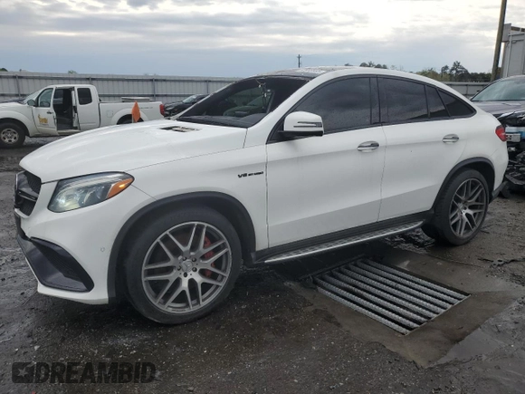 2018 Mercedes-Benz GLE 63 S AMG with VIN 4JGED7FB8JA098150, listed as a Copart auction lot 52983805 with 81,804 mi miles and Salvage title. Bid and sale history available at DreamBid. Image 1.