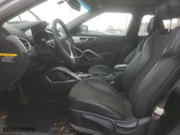 2013 Hyundai Veloster w/Black Int with VIN KMHTC6AD8DU151185, listed as a Copart auction lot 85415014 with 133,203 mi miles and Salvage Title. Bid and sale history available at carsss.com. Image 7.