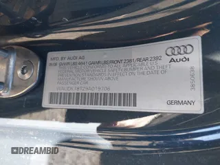 2009 Audi A5 z VIN WAUDK78T29A019706, wystawiony jako IAAI lot #41697518 z przebiegiem 136 722 mil mil oraz . Historia ofert i sprzedaży dostępna na DreamBid. Obrazek 9.