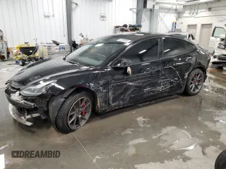 2023 Tesla Model 3 Performance with VIN 5YJ3E1EC7PF399105, listed as a Copart auction lot 41876705 with 33,274 mi miles and Salvage Title. Bid and sale history available at carsss.com. Image 1.