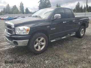 2008 Dodge 1500 SLT z VIN 1D7HU18208S571089, wystawiony jako Copart lot #57620125 z przebiegiem 145 361 mil mil oraz Szkoda całkowita • Salvage title. Historia ofert i sprzedaży dostępna na DreamBid. Obrazek 1.