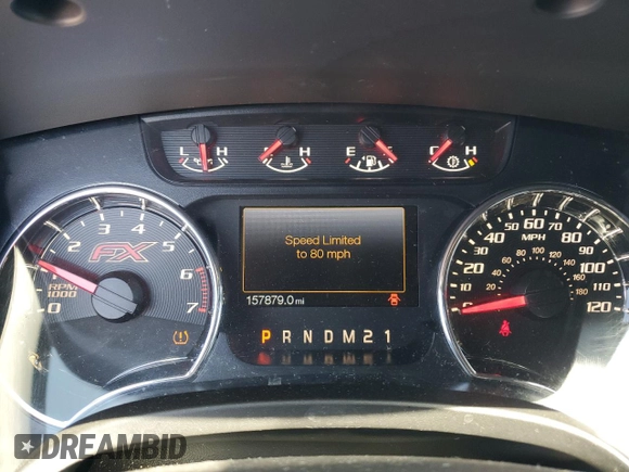 2014 Ford F-150 XL with VIN 1FTFW1CF4EFC48206, listed as a Copart auction lot 49866575 with 157,879 mi miles and Salvage Title. Bid and sale history available at carsss.com. Image 9.