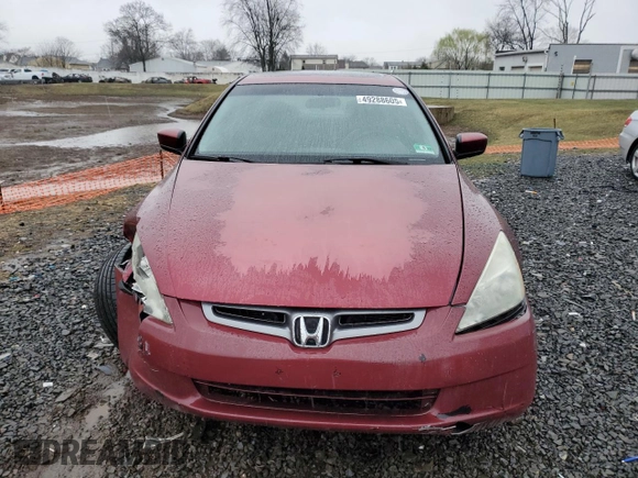 2005 Honda Accord EX with VIN 1HGCM56785A126032, listed as a Copart auction lot 49288605 with 169,917 mi miles and Salvage Title. Bid and sale history available at DreamBid. Image 5.