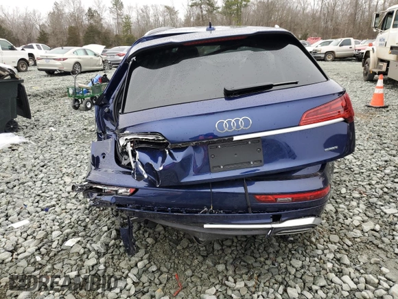 2022 Audi Q5 S line Prestige with VIN WA1FAAFY3N2110783, listed as a Copart auction lot 39282883 with Not Provided miles and . Bid and sale history available at DreamBid. Image 6.