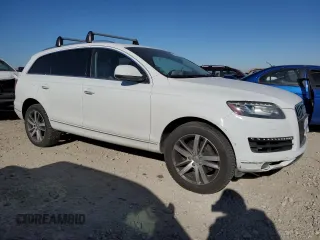 2014 Audi Q7 Premium Plus with VIN WA1LMAFEXED006523, listed as a Copart auction lot 42935455 with 147,272 mi miles and Salvage title. Bid and sale history available at DreamBid. Image 4.