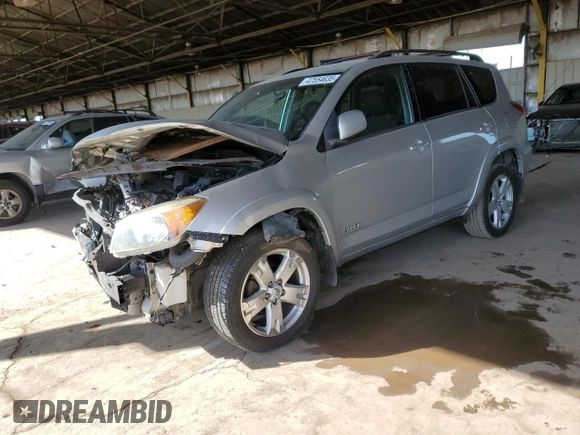 2006 Toyota RAV4 Sport with VIN JTMZD32V566020546, listed as a Copart auction lot 47554635 with 212,732 mi miles and Salvage Title. Bid and sale history available at carsss.com. Image 1.