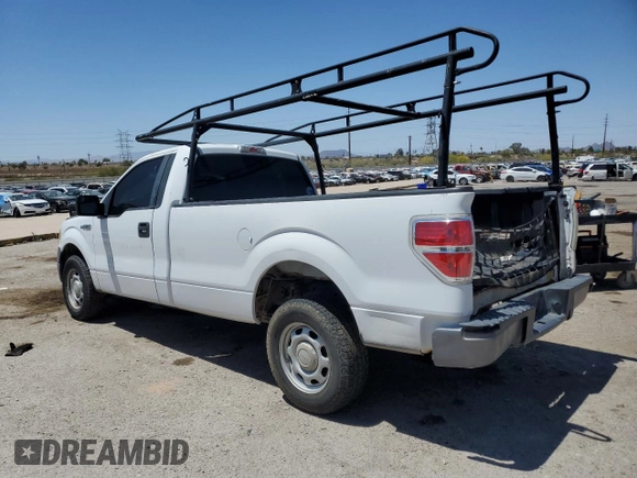 2014 Ford F-150 XL with VIN 1FTMF1CM0EKF61685, listed as a Copart auction lot 54798055 with 210,709 mi miles and Clean Title. Bid and sale history available at carsss.com. Image 2.