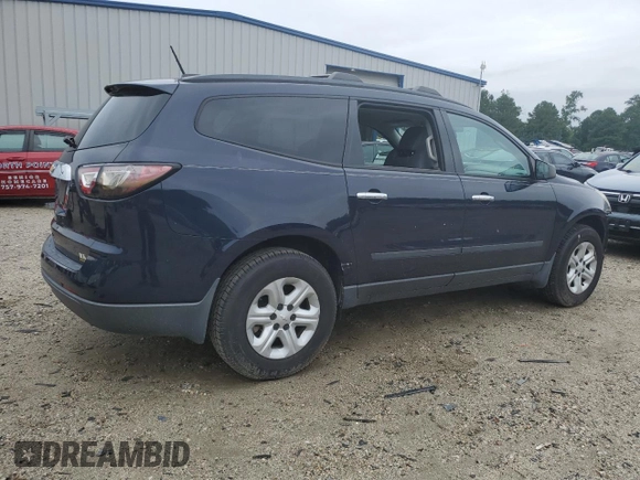 2017 Chevrolet Traverse LS with VIN 1GNKRFED0HJ274650, listed as a Copart auction lot 62949885 with 138,043 mi miles and Salvage title. Bid and sale history available at DreamBid. Image 3.