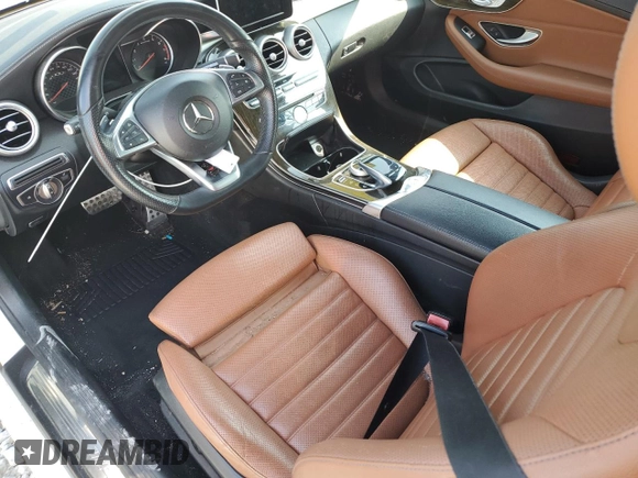 2018 Mercedes-Benz C 43 AMG z VIN WDDWK6EBXJF759860, wystawiony jako Copart lot #62151295 z przebiegiem 63 091 mil mil oraz Szkoda całkowita • Salvage title. Historia ofert i sprzedaży dostępna na DreamBid. Obrazek 8.